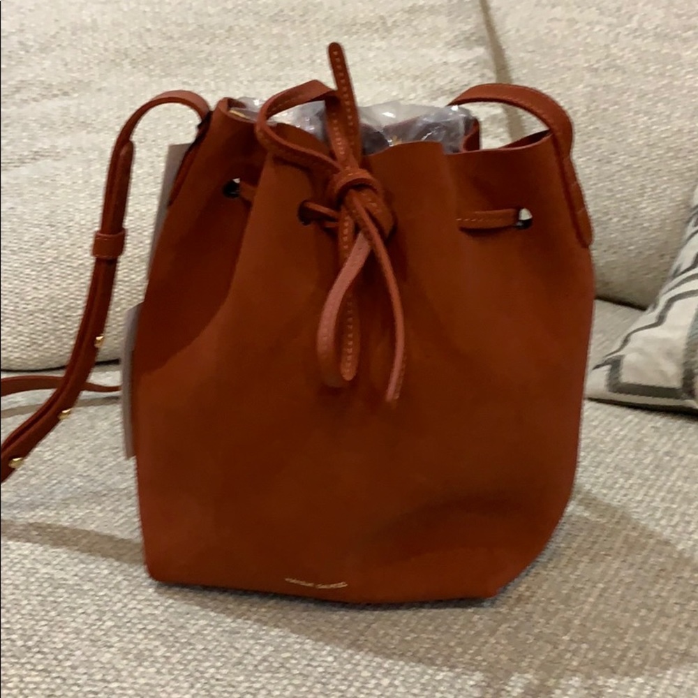 Mansur Gavriel Suede Bucket Bag (NEW)